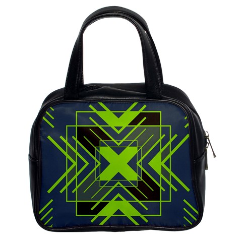 Abstract geometric design    Classic Handbag (Two Sides) from ArtsNow.com Front
