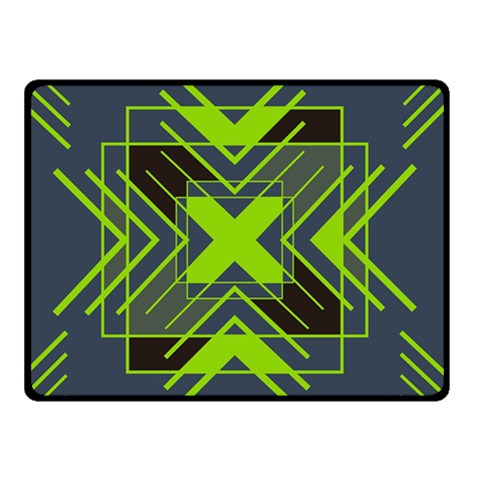 Abstract geometric design    Double Sided Fleece Blanket (Small)  from ArtsNow.com 45 x34  Blanket Front