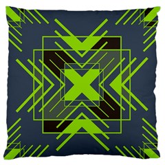 Abstract geometric design    Large Flano Cushion Case (Two Sides) from ArtsNow.com Front