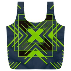 Abstract geometric design    Full Print Recycle Bag (XXXL) from ArtsNow.com Back