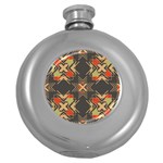 Abstract geometric design    Round Hip Flask (5 oz)
