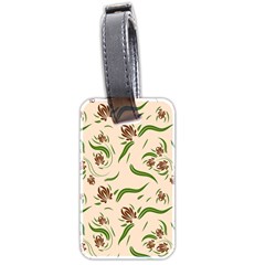 Folk flowers print Floral pattern Ethnic art Luggage Tag (two sides) from ArtsNow.com Front