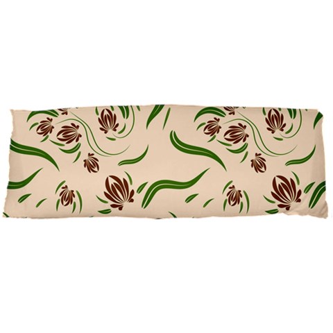 Folk flowers print Floral pattern Ethnic art Body Pillow Case Dakimakura (Two Sides) from ArtsNow.com Front