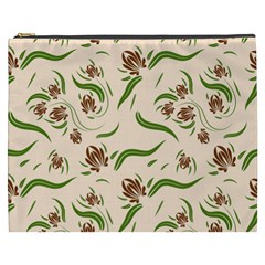 Folk flowers print Floral pattern Ethnic art Cosmetic Bag (XXXL) from ArtsNow.com Front