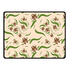 Folk flowers print Floral pattern Ethnic art Double Sided Fleece Blanket (Small)  from ArtsNow.com 45 x34  Blanket Back