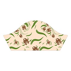 Folk flowers print Floral pattern Ethnic art Cotton Crop Top from ArtsNow.com Right Sleeve