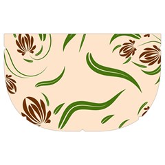 Folk flowers print Floral pattern Ethnic art Make Up Case (Medium) from ArtsNow.com Side Right