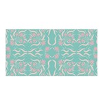 Floral folk damask pattern  Satin Wrap