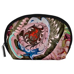 Marbling collage Accessory Pouch (Large) from ArtsNow.com Front