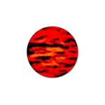 Red  Waves Abstract Series No16 Golf Ball Marker (10 pack)
