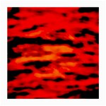 Red  Waves Abstract Series No16 Medium Glasses Cloth (2 Sides)