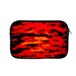 Red  Waves Abstract Series No16 Apple MacBook Pro 13  Zipper Case