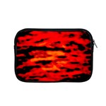 Red  Waves Abstract Series No16 Apple MacBook Pro 15  Zipper Case