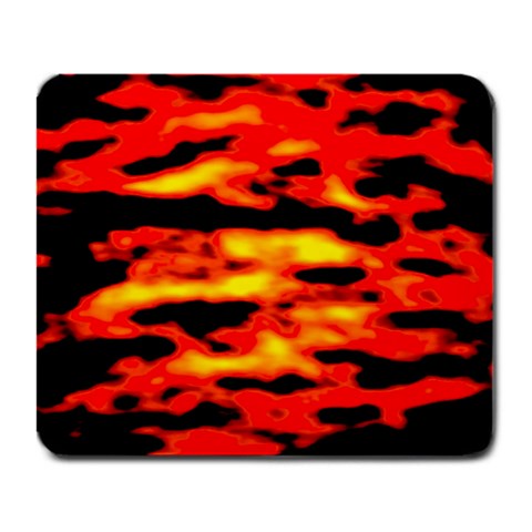 Red  Waves Abstract Series No17 Large Mousepads from ArtsNow.com Front