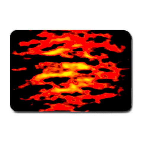 Red  Waves Abstract Series No17 Plate Mats from ArtsNow.com 18 x12  Plate Mat