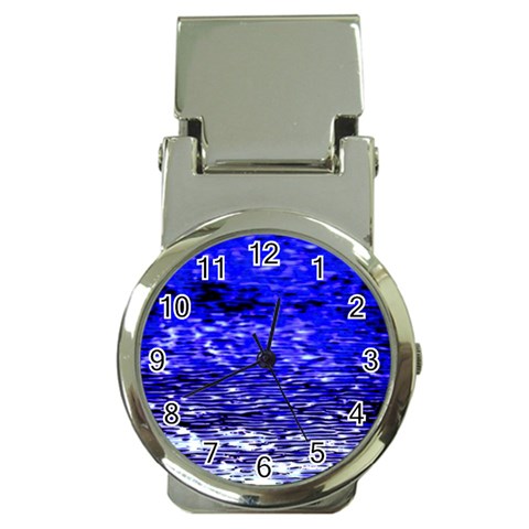 Blue Waves Flow Series 1 Money Clip Watches from ArtsNow.com Front