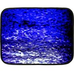 Blue Waves Flow Series 1 Fleece Blanket (Mini)