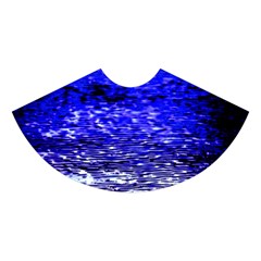 Blue Waves Flow Series 1 Midi Sleeveless Dress from ArtsNow.com Skirt Front