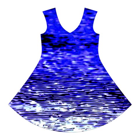 Blue Waves Flow Series 1 Long Sleeve Velvet V Front