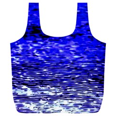 Blue Waves Flow Series 1 Full Print Recycle Bag (XXXL) from ArtsNow.com Back