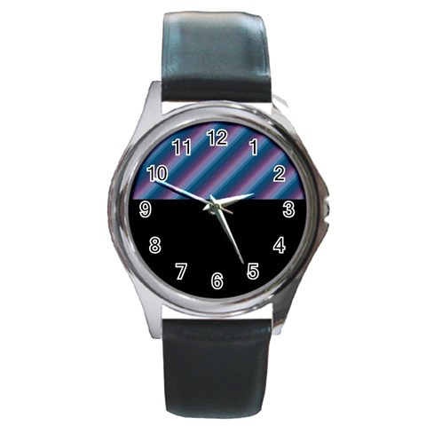 ShadeColors Round Metal Watch from ArtsNow.com Front