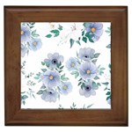 Floral pattern Framed Tile