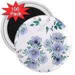 Floral pattern 3  Magnets (100 pack)