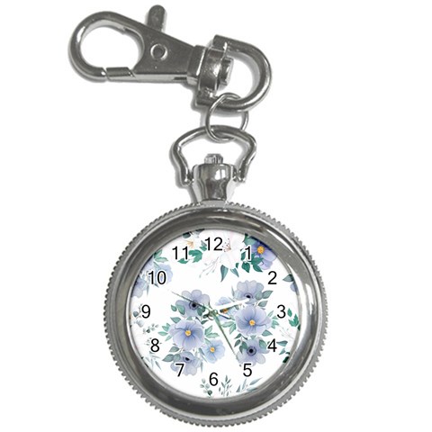 Floral pattern Key Chain Watches from ArtsNow.com Front