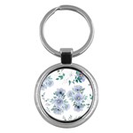 Floral pattern Key Chain (Round)