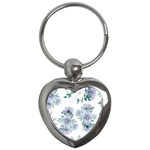 Floral pattern Key Chain (Heart)