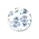 Floral pattern Magnet 3  (Round)