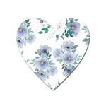 Floral pattern Heart Magnet