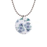 Floral pattern 1  Button Necklace