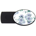 Floral pattern USB Flash Drive Oval (4 GB)