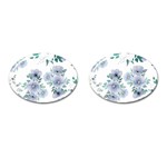 Floral pattern Cufflinks (Oval)