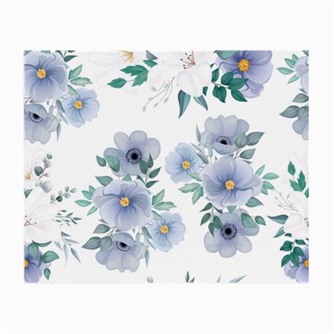 Floral pattern Small Glasses Cloth (2 Sides) from ArtsNow.com Front