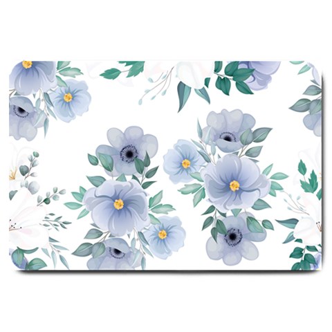 Floral pattern Large Doormat  from ArtsNow.com 30 x20  Door Mat