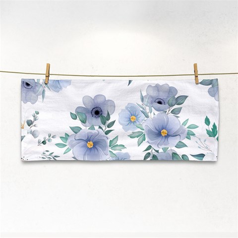 Floral pattern Hand Towel from ArtsNow.com Front