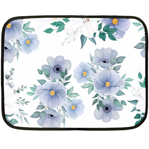 Floral pattern Fleece Blanket (Mini) from ArtsNow.com 35 x27  Blanket