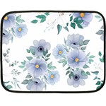 Floral pattern Double Sided Fleece Blanket (Mini) 