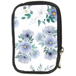 Floral pattern Compact Camera Leather Case