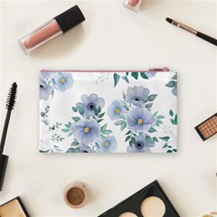 Floral pattern Cosmetic Bag (Small) from ArtsNow.com Back