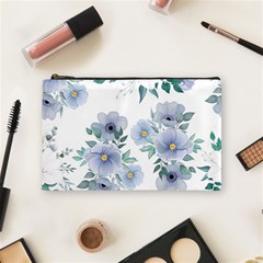 Floral pattern Cosmetic Bag (Medium) from ArtsNow.com Front