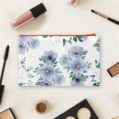 Floral pattern Cosmetic Bag (Medium) from ArtsNow.com Back