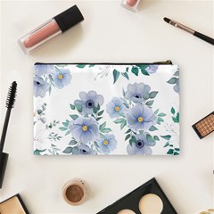 Floral pattern Cosmetic Bag (Medium) from ArtsNow.com Back