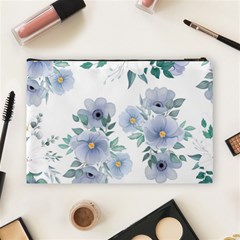 Floral pattern Cosmetic Bag (Large) from ArtsNow.com Back