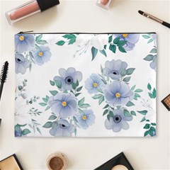 Floral pattern Cosmetic Bag (XL) from ArtsNow.com Front