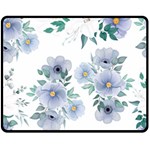 Floral pattern Fleece Blanket (Medium) 