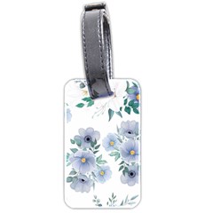 Floral pattern Luggage Tag (two sides) from ArtsNow.com Front