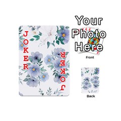 Floral pattern Playing Cards 54 Designs (Mini) from ArtsNow.com Front - Joker2